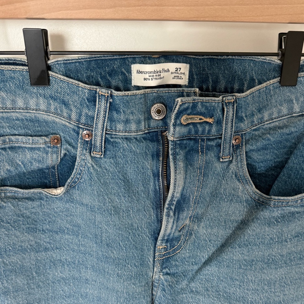 Abercrombie & Fitch 90s Midrise NWOT - Picture 2 of 5